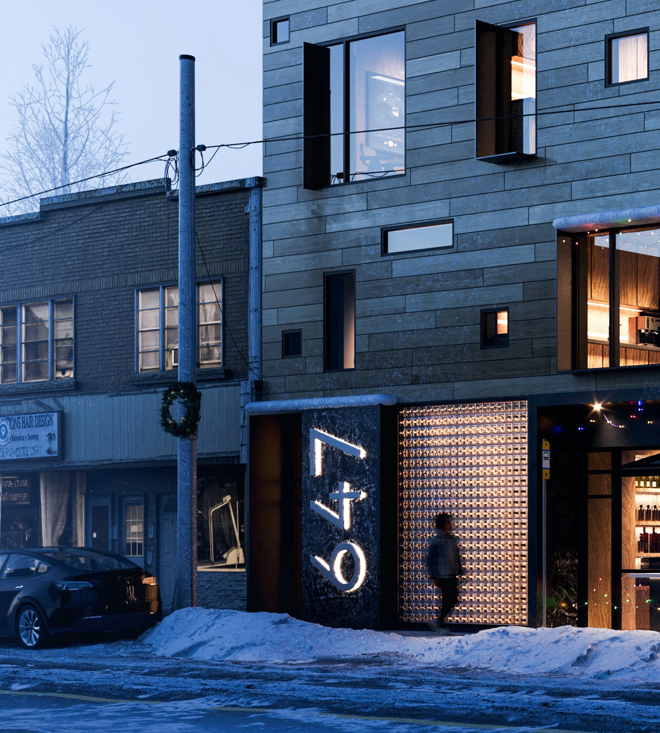 Entrance - Crest Lofts 647 Barton St. E.