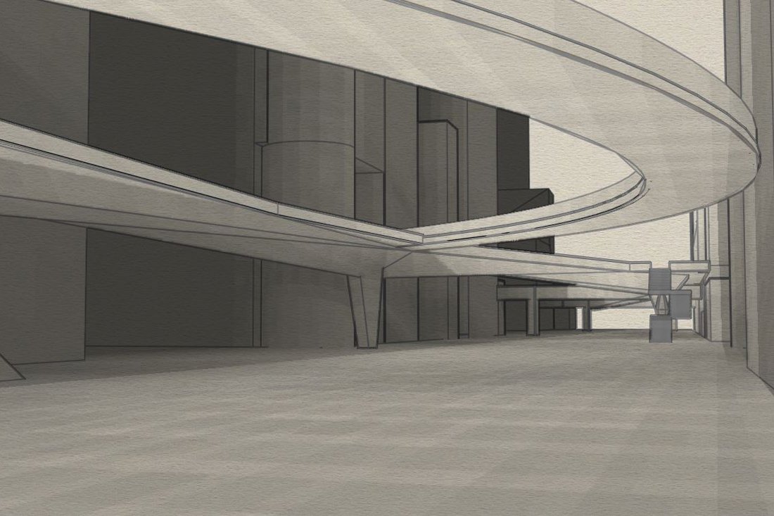 New York High Line - sketch