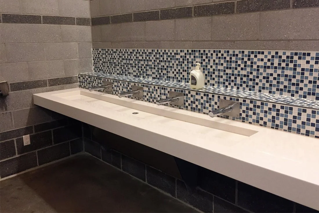 Bay Beach Park, Crystal Beach - inside the bathroom