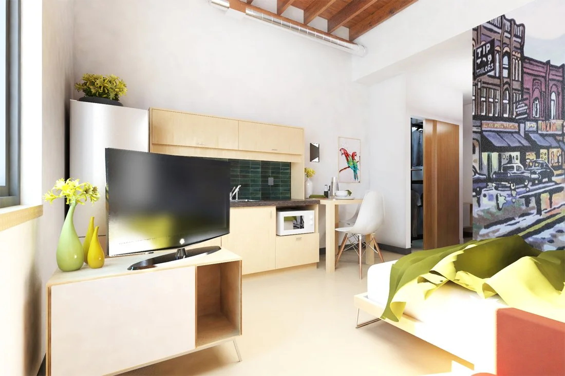 Railway City Lofts - interior