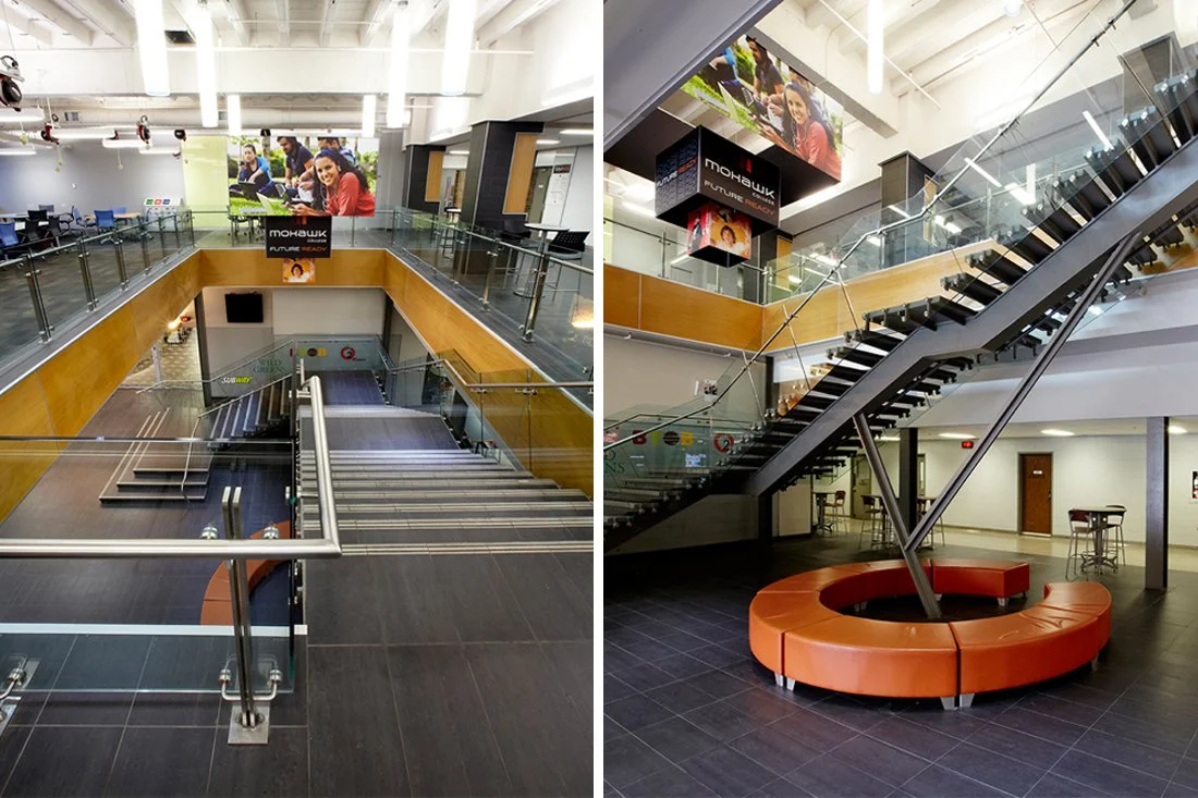 Mohawk College Interior - stairs 2