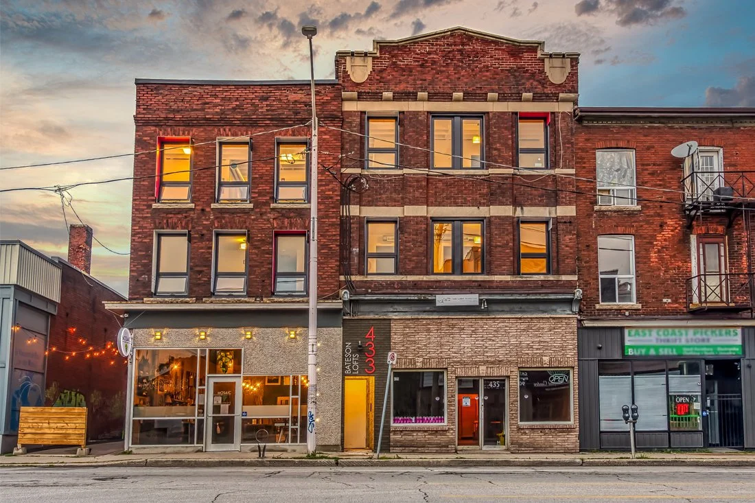 Front of building - 435 Barton E Bateson Lofts