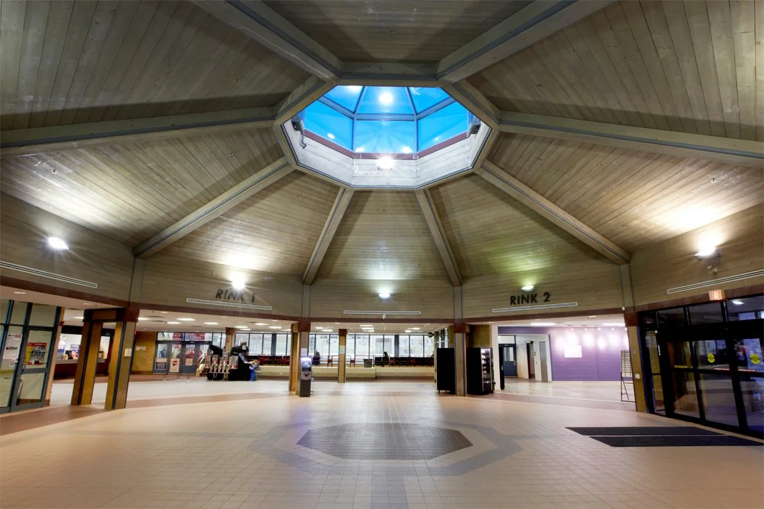Entrance to Rinks in the Morgan Firestone Arena
