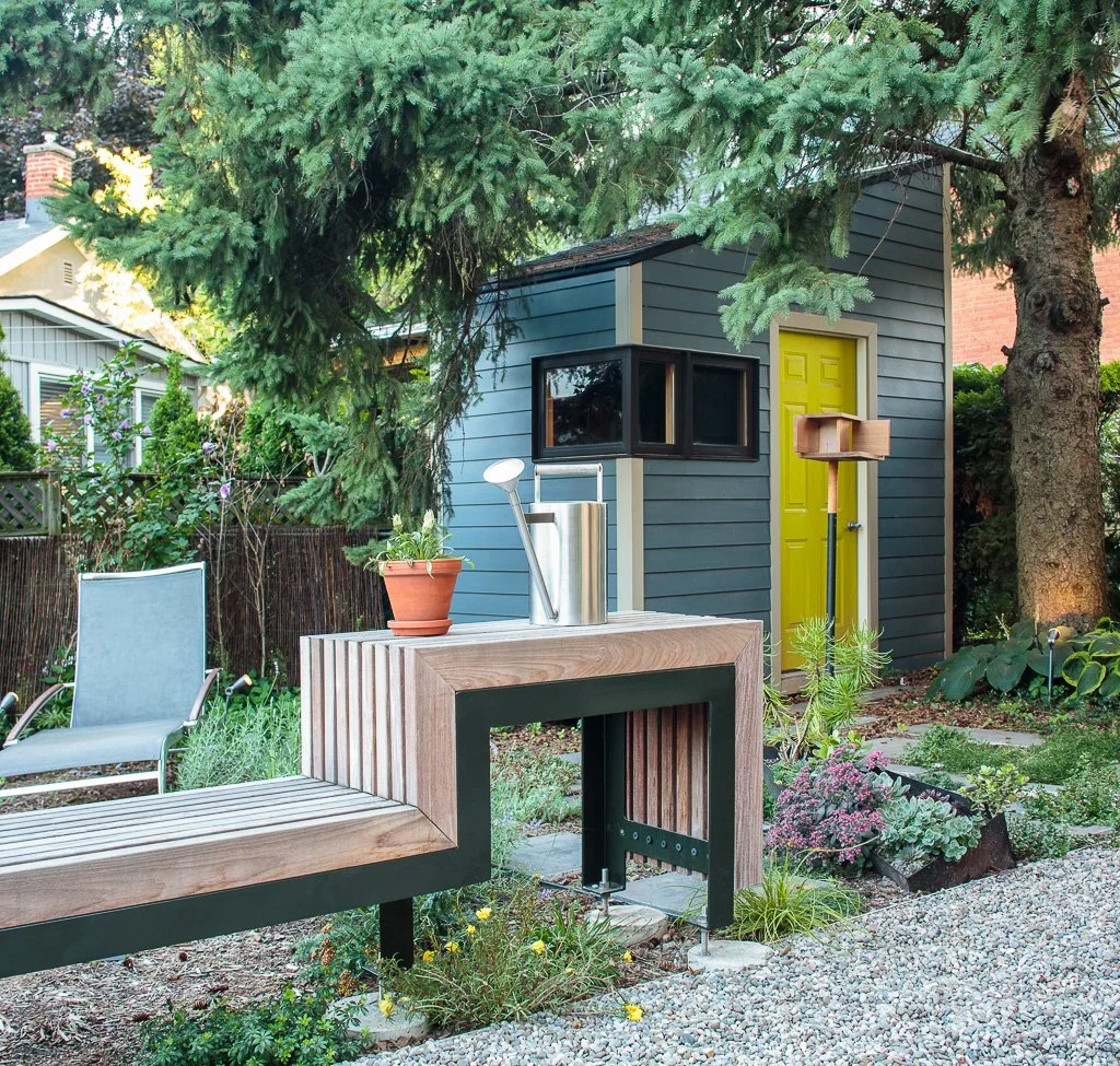 Garden and shed