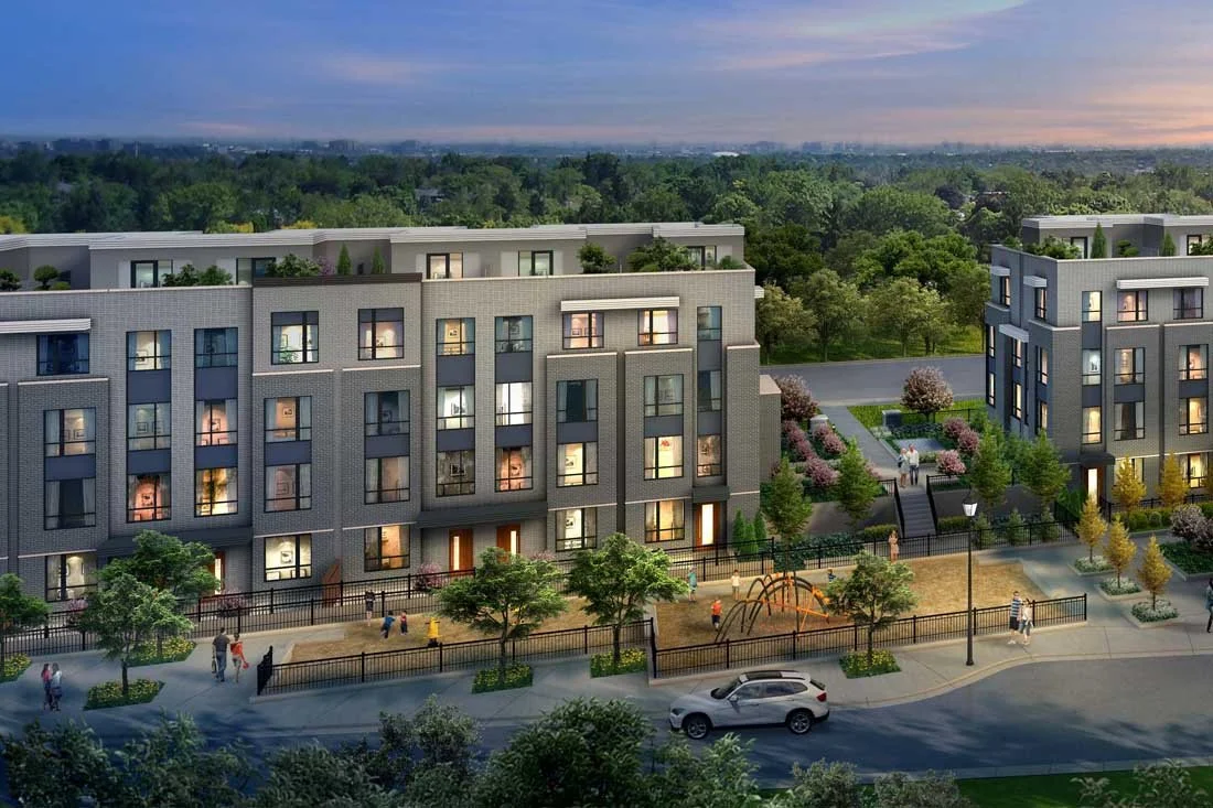 Jamesville Stacked Town Rendering