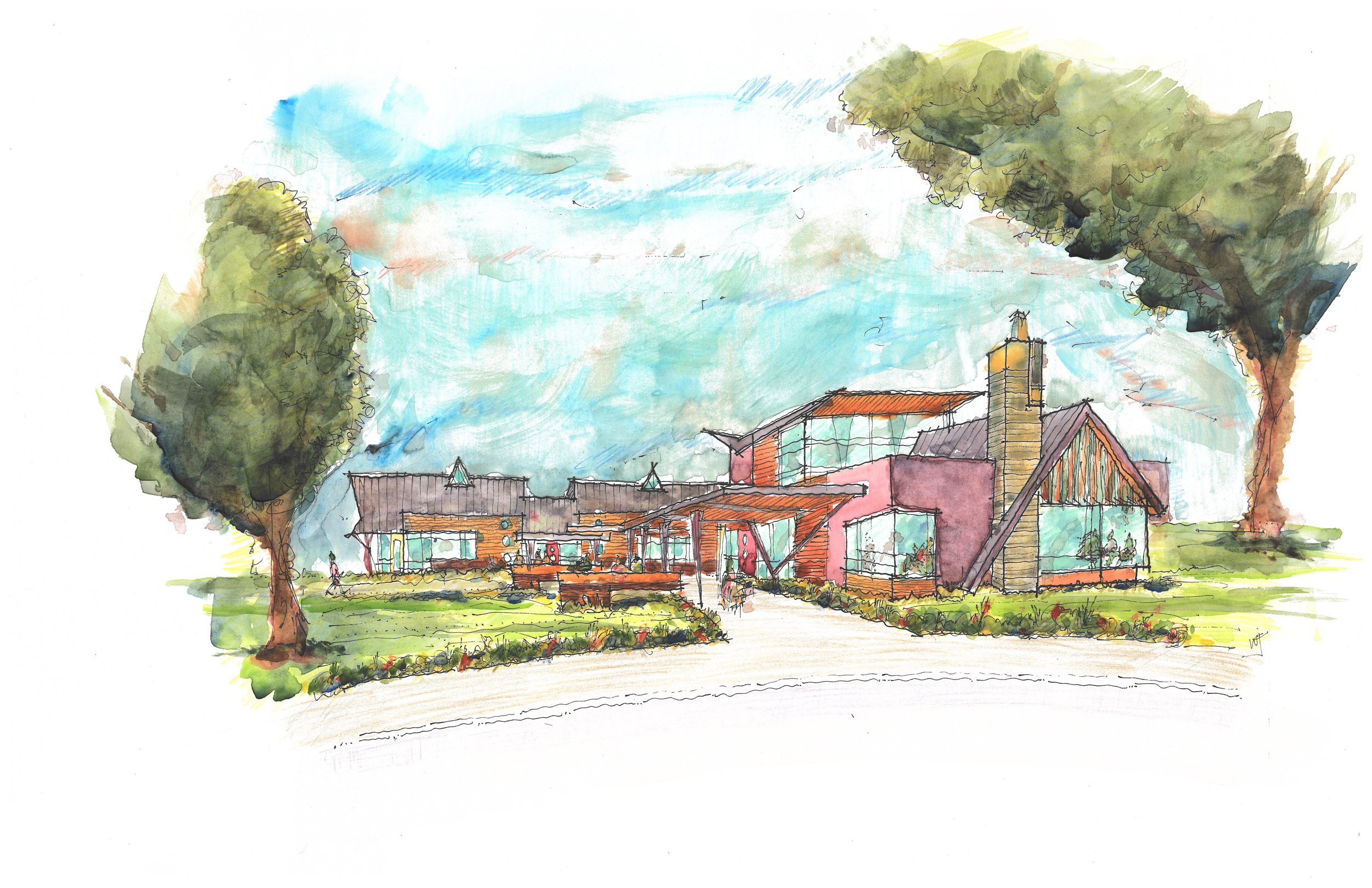 Calvin Christian School Unity Campus - Sketch