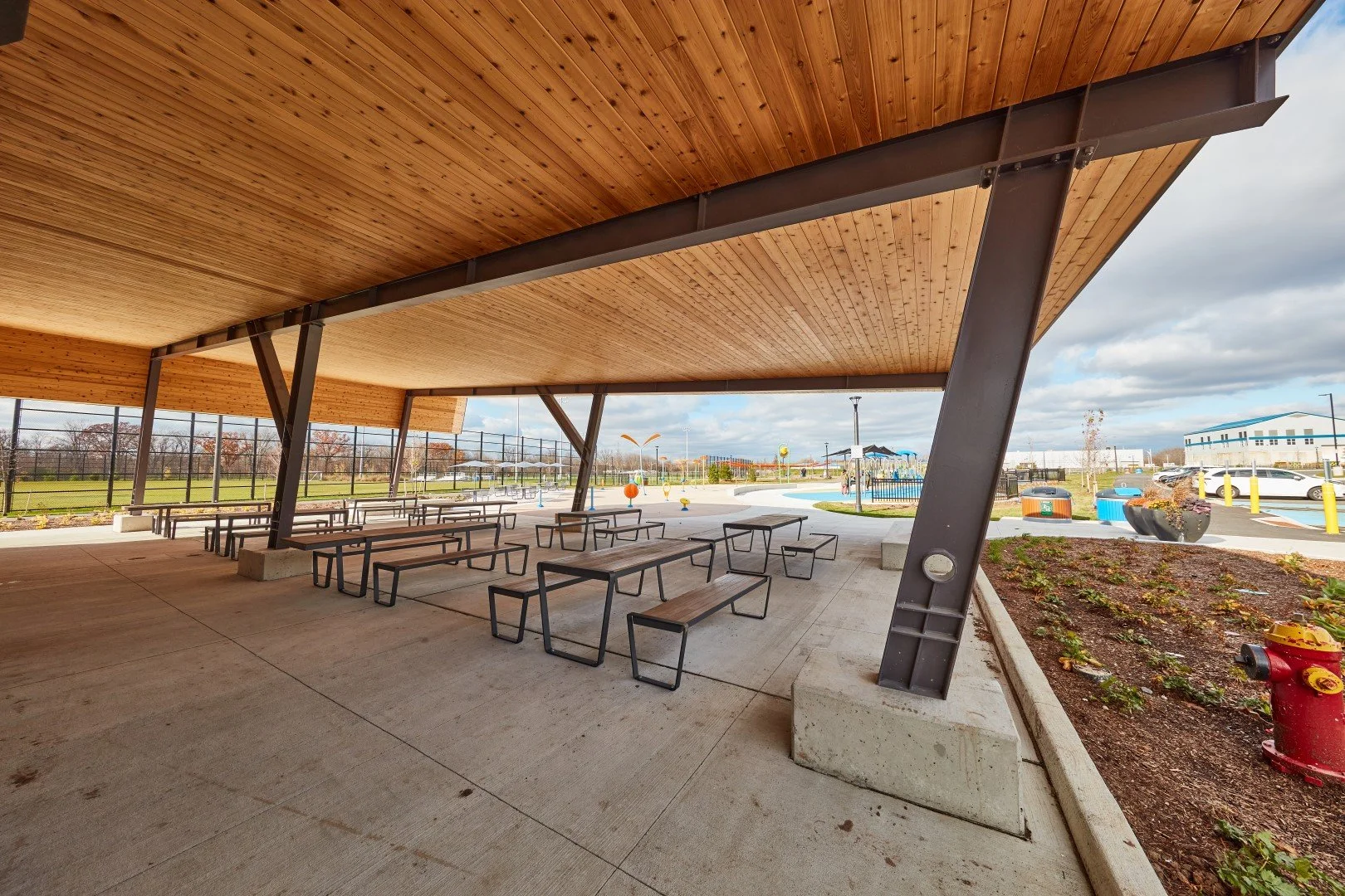 North Park Fieldhouse sitting area