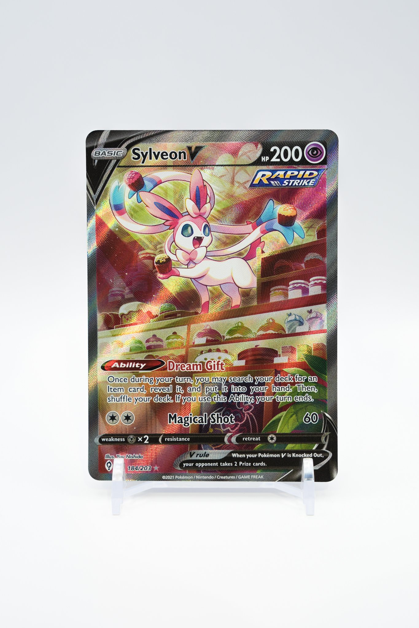 Sylveon V (Alternate Full Art) - SWSH07: Evolving Skies (SWSH07) MINT/NM
