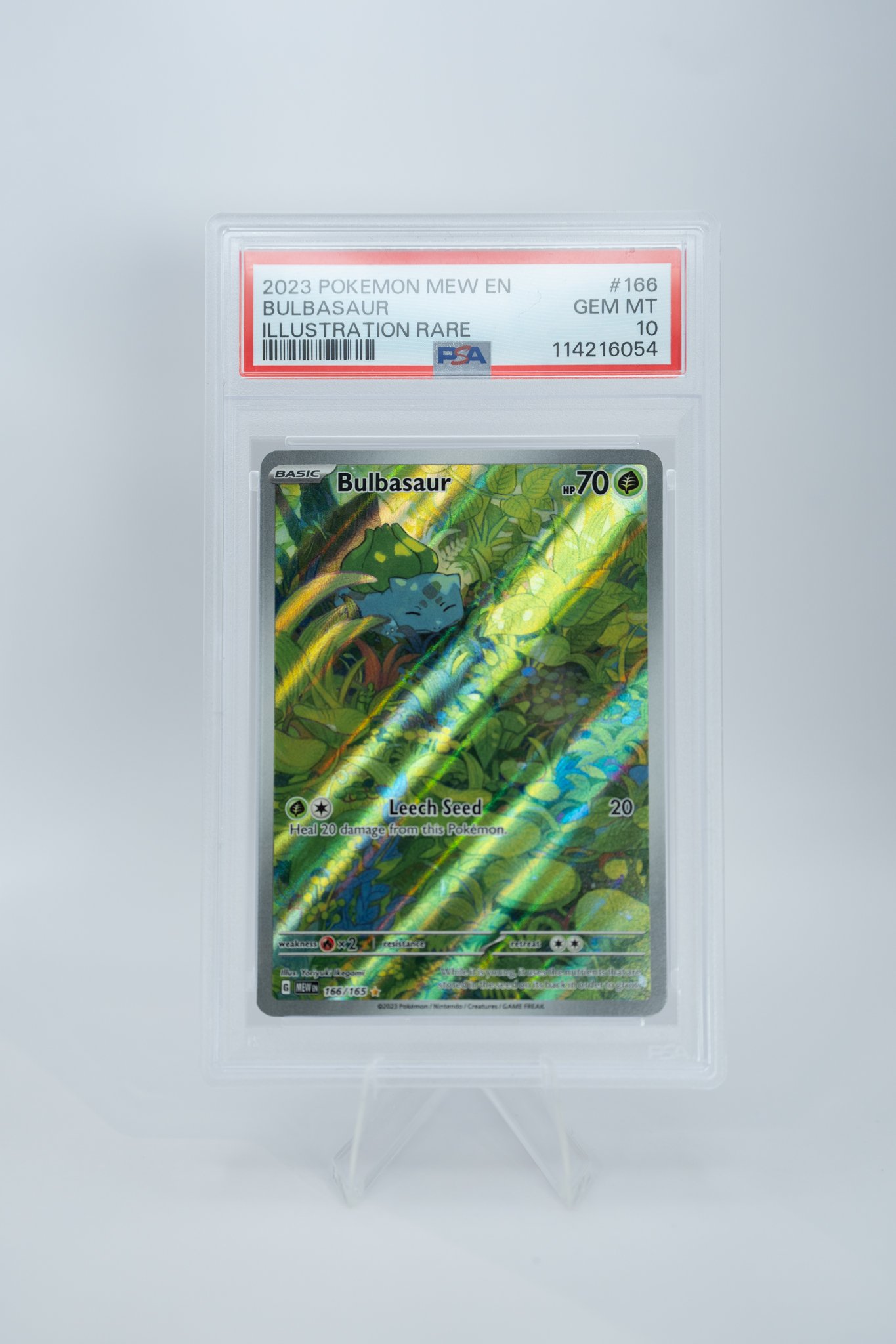 Bulbasaur - 166/165 - Scarlet & Violet 151 PSA GEM MINT 10