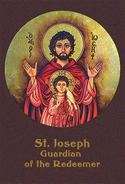 St. Joseph Guardian of the Redeemer Holy Card — Carmel of Port Tobacco