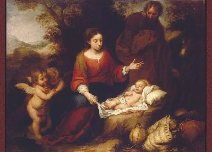 The Holy Family Resting Note Card