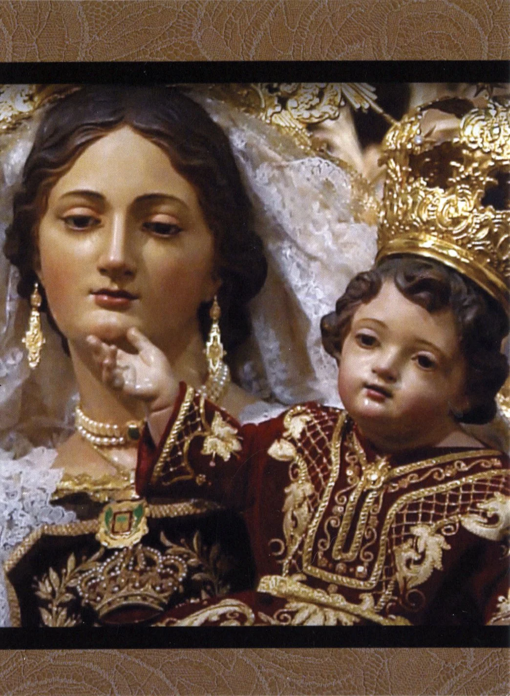 La Virgen del Carmen Holy Card