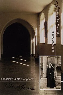 Pray for Priests with St. Thérèse Holy Card
