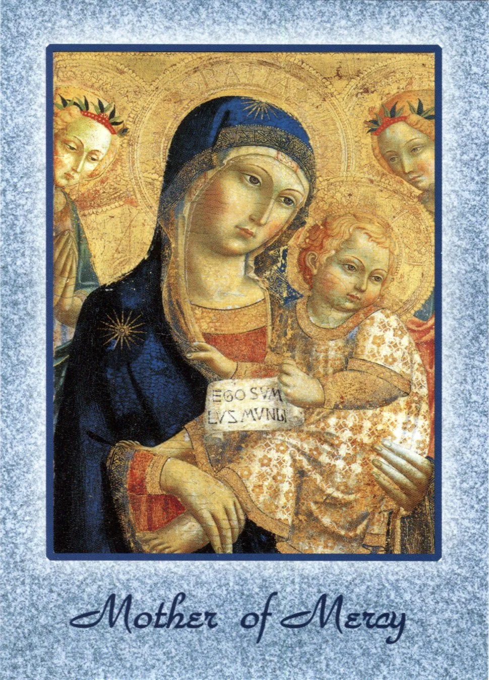 Mary, Mother of Mercy Holy Card