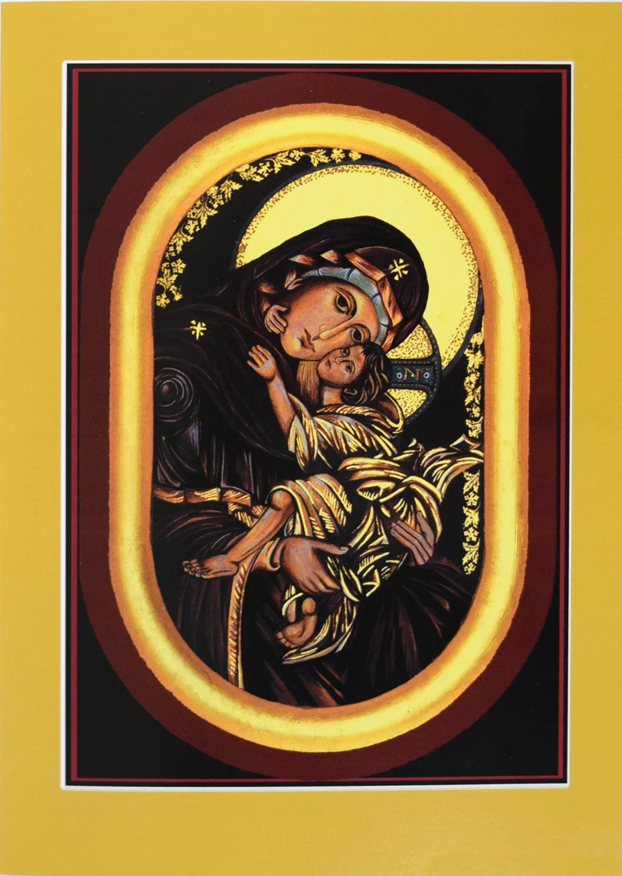 Our Lady of Tenderness Icon Card