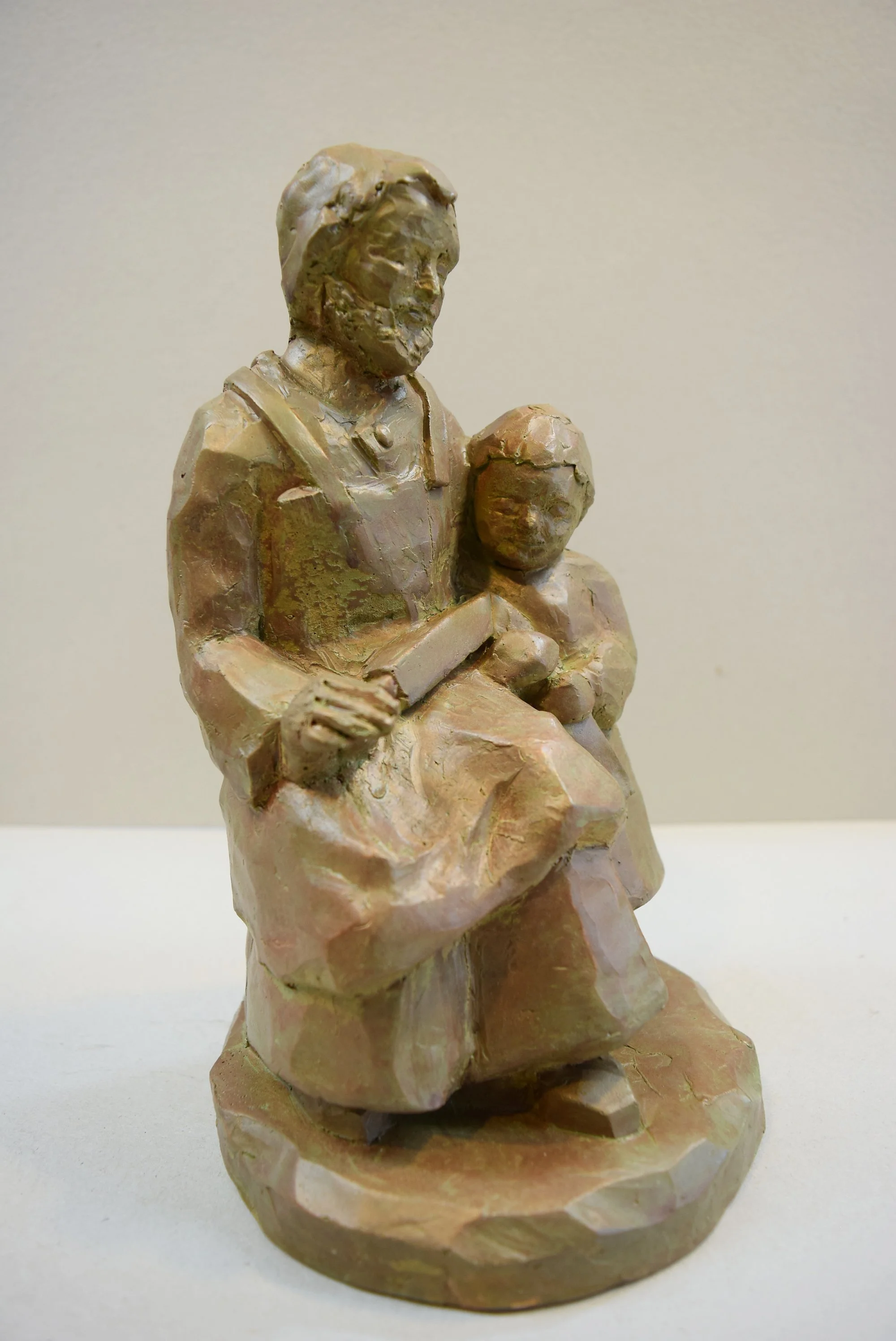St. Joseph, Seated with the Child Jesus Sculpture