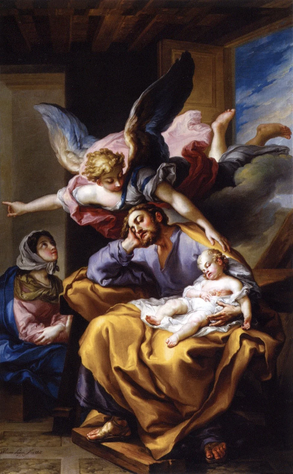 St. Joseph's Dream Holy Card