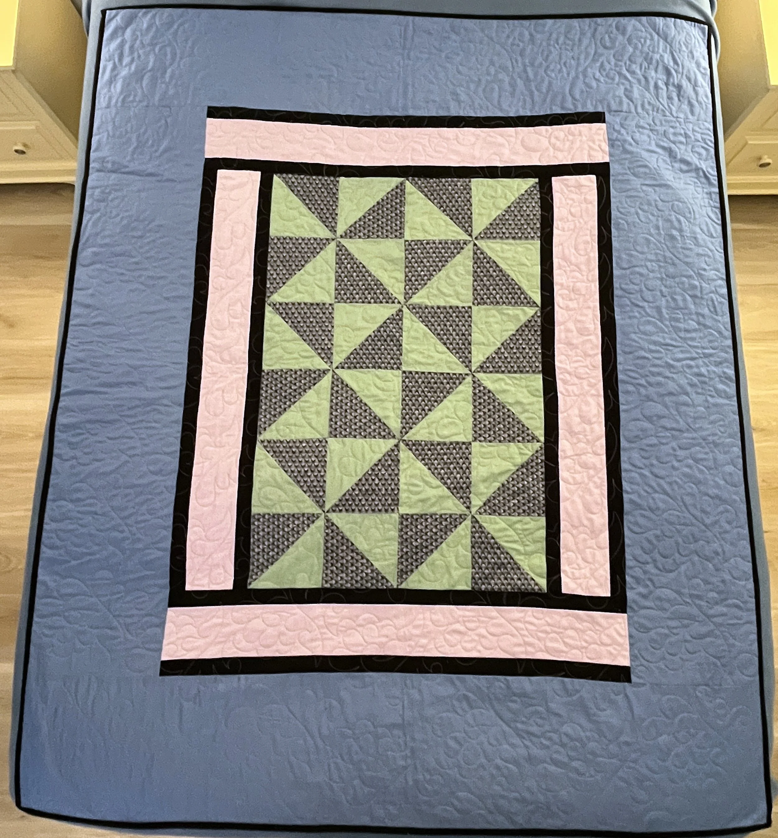 Window Pinwheels Lap or Wall Quilt