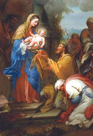 Adoration of the Kings Holy Card