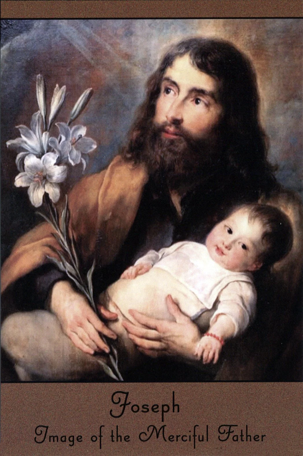 St. Joseph Image of the Merciful Father Holy Card