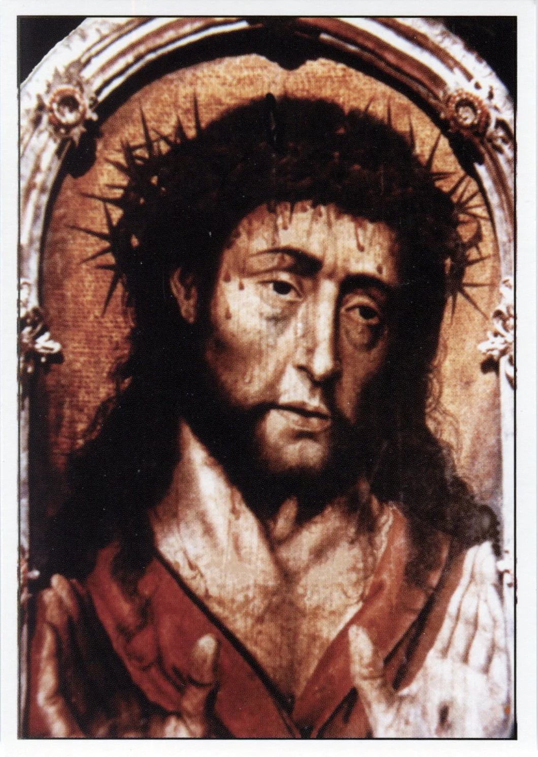 Suffering Christ Holy Card