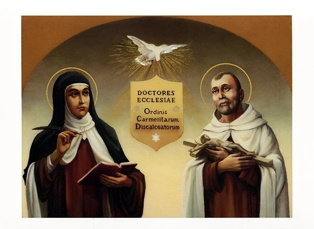 Doctores Ecclesiae (St. Teresa of Avila and St. John of the Cross) Holy Card