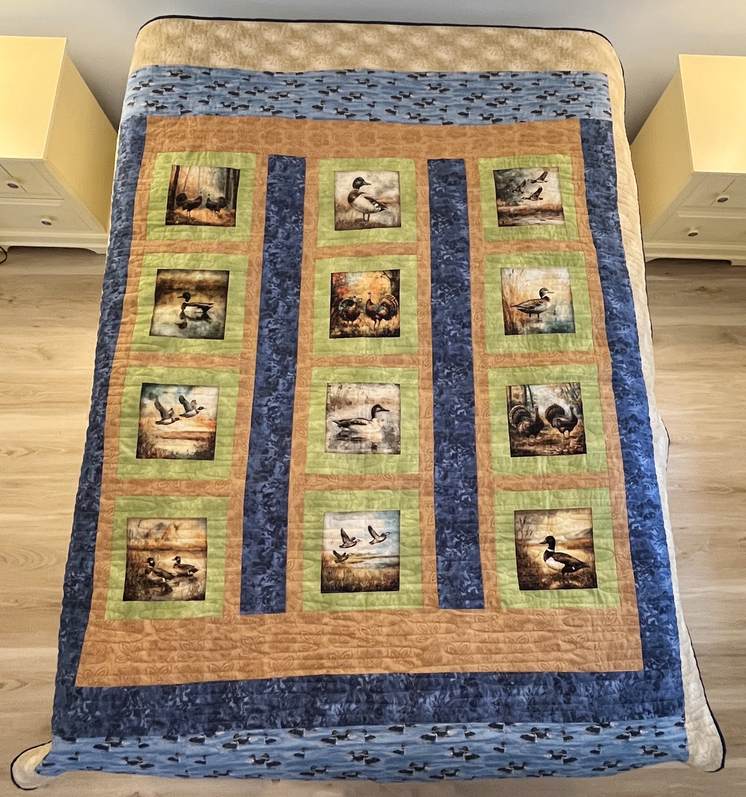 Open Season Twin-Size Quilt
