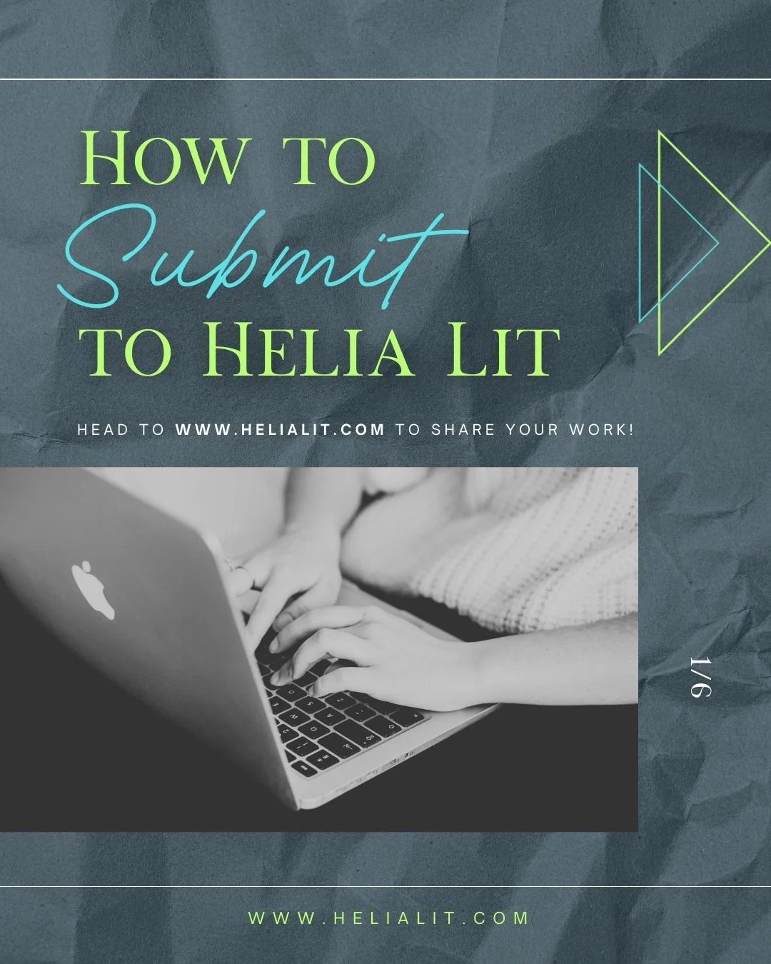 Helia Lit officially launches in ONE WEEK!

We&rsquo;re so excited to share the poets, artists, writers, and photographers who have already submitted with you. 

For those of you still wanting to submit, here&rsquo;s what you do: 

👉 Go to: www.heli