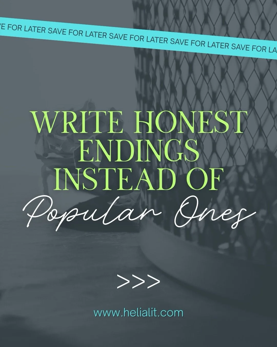 One of the things that bothers us about conversations around endings is the assumption that writers owe readers the outcome they&rsquo;ve been rooting for. 

We don&rsquo;t. 

We owe them an ending that&rsquo;s honest to the story we actually wrote, 