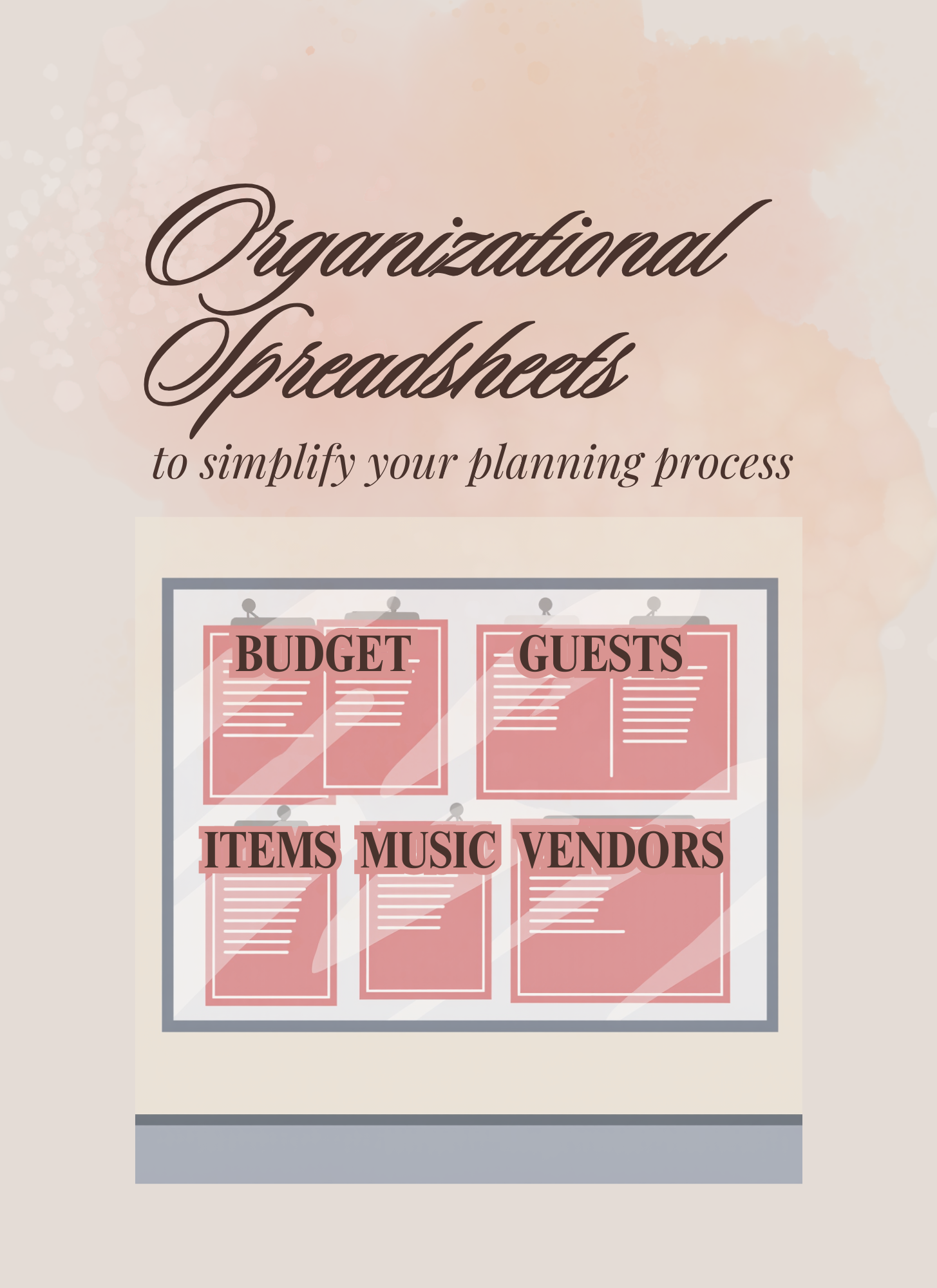 Digital Planning Spreadsheets