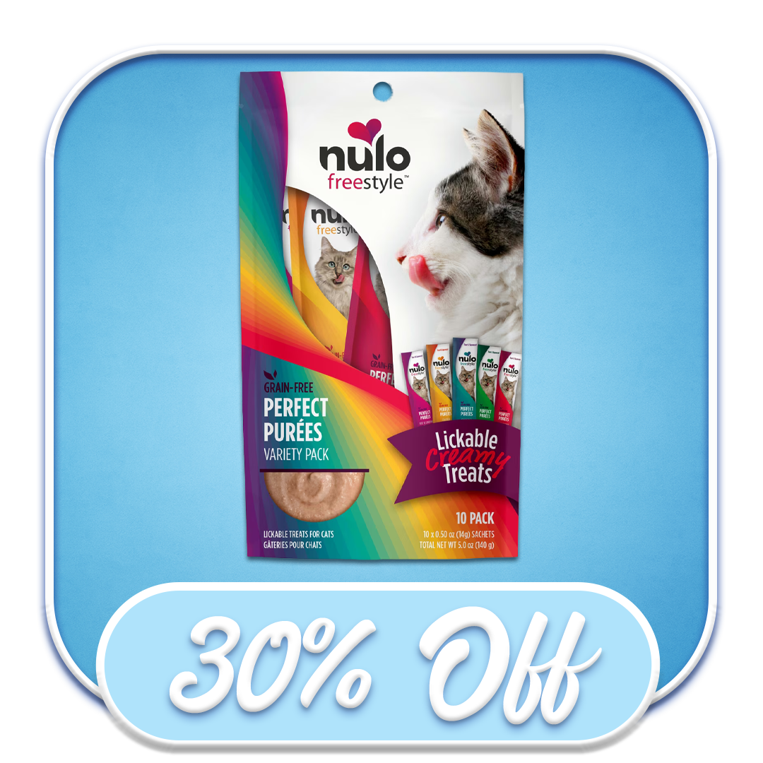 #43764 Nulo - Freestyle Perfect Puree Variety Pack 0.5oz Wet Cat Treat 10pk