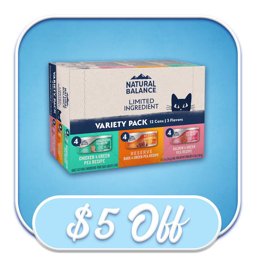 #51125 Natural Balance - Ultra Protein Variety Pack 12pk 5.5oz Cans
