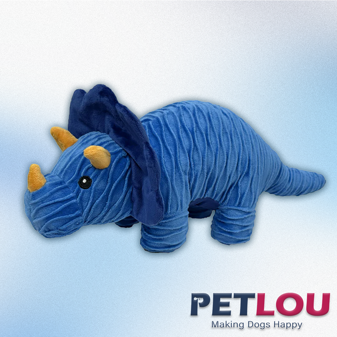 PetLou - 15" Groovyz Triceratops