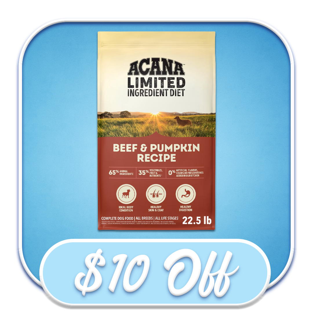 #40730 Acana - Beef & Pumpkin Recipe 22.5lb Dry Dog Diet