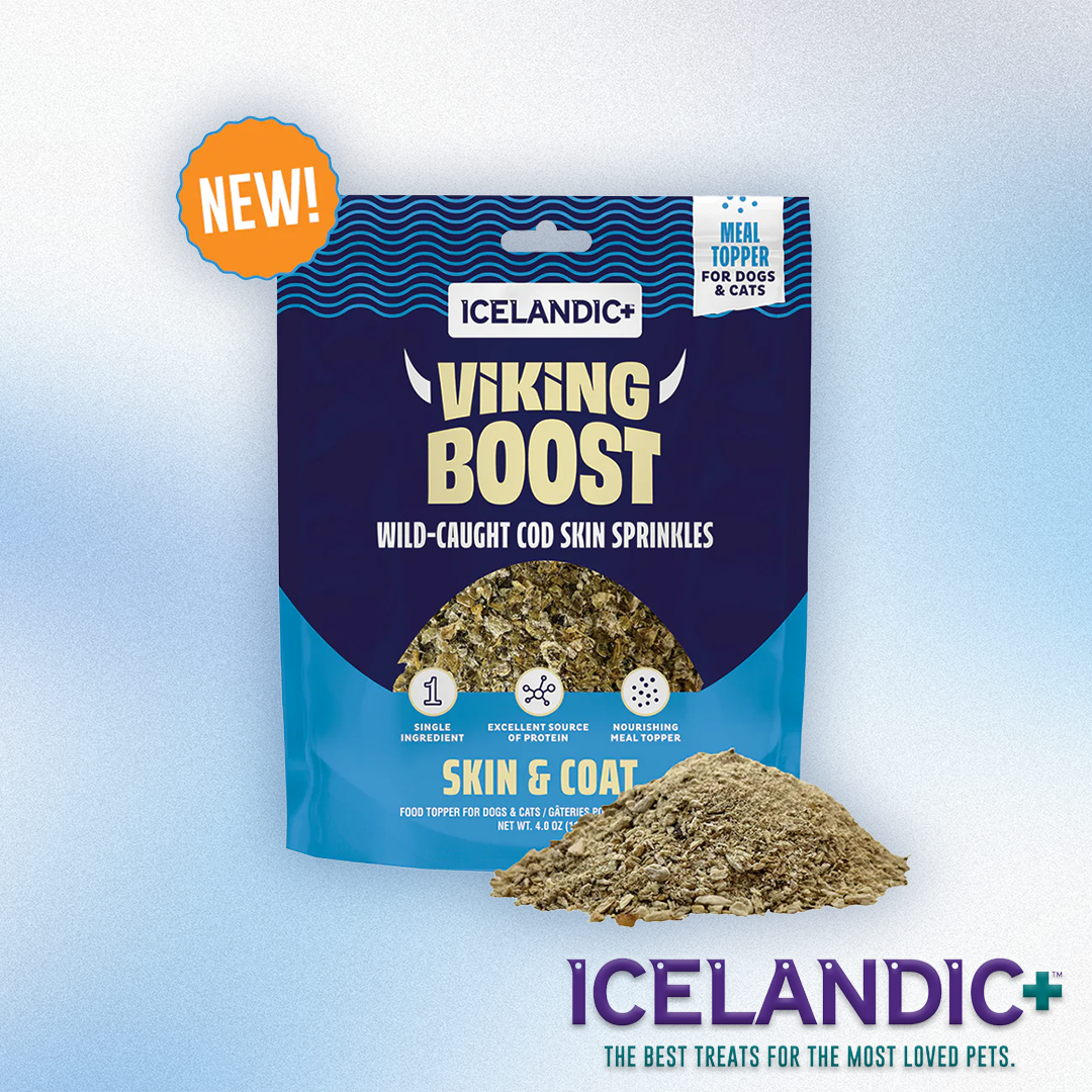 Icelandic+ - Viking Boost Wild-Caught Cod Skin Sprinkles Skin & Coat Supplement 4oz