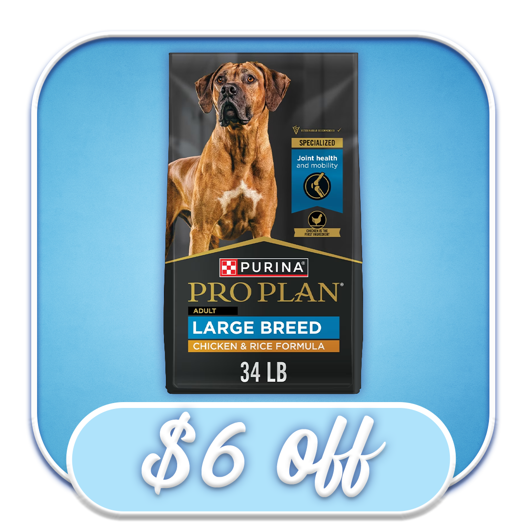 #42807 Purina Pro Plan - Large Breed Chicken & Rice Dry Dog Diet 34lb