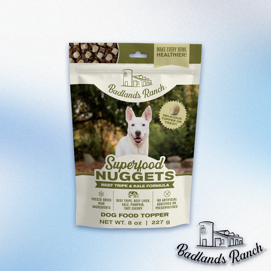 Badlands Ranch - Superfood Nuggets Beef Tripe & Kale Formula 8oz