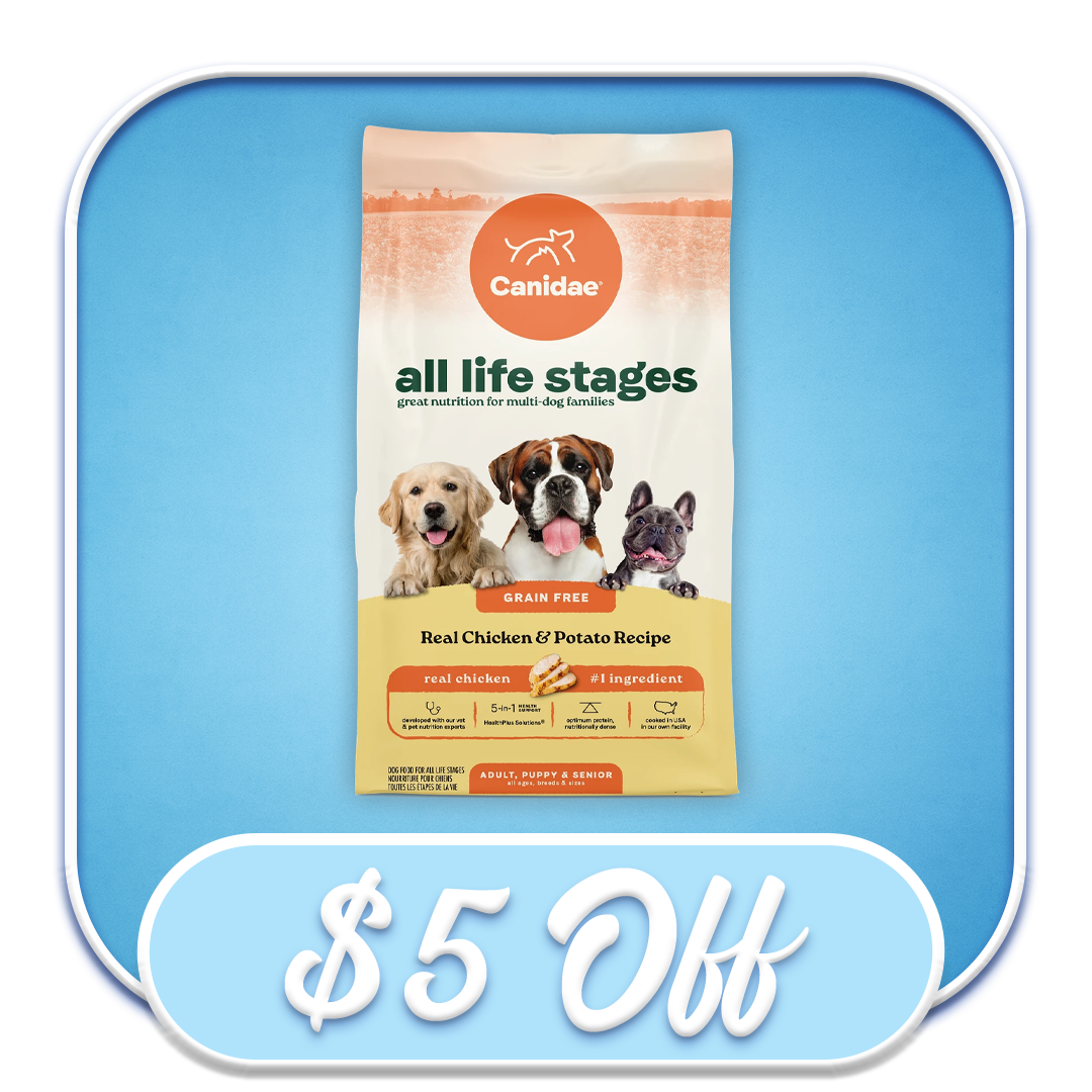 #51155 - Canidae All Life Stages Real Chicken & Potato 4lb Dry Dog Diet