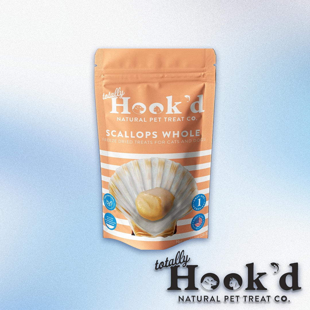 Totally Hook'd - Freeze-Dried Whole Scallops (1oz)