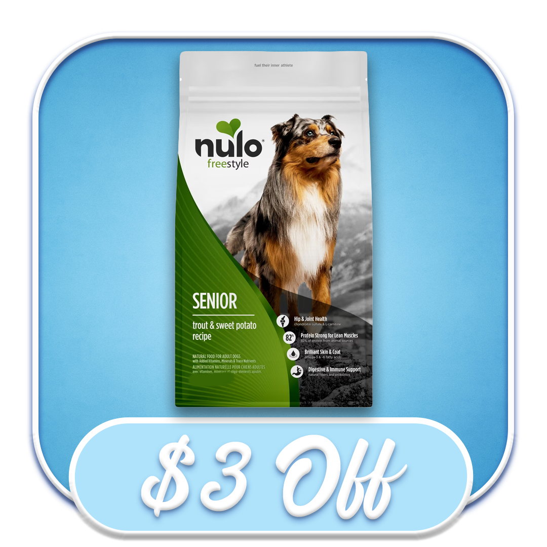 #37827 - Nulo FreeStyle Senior Trout & Sweet Potato Recipe 4.5lb Dry Dog Diet