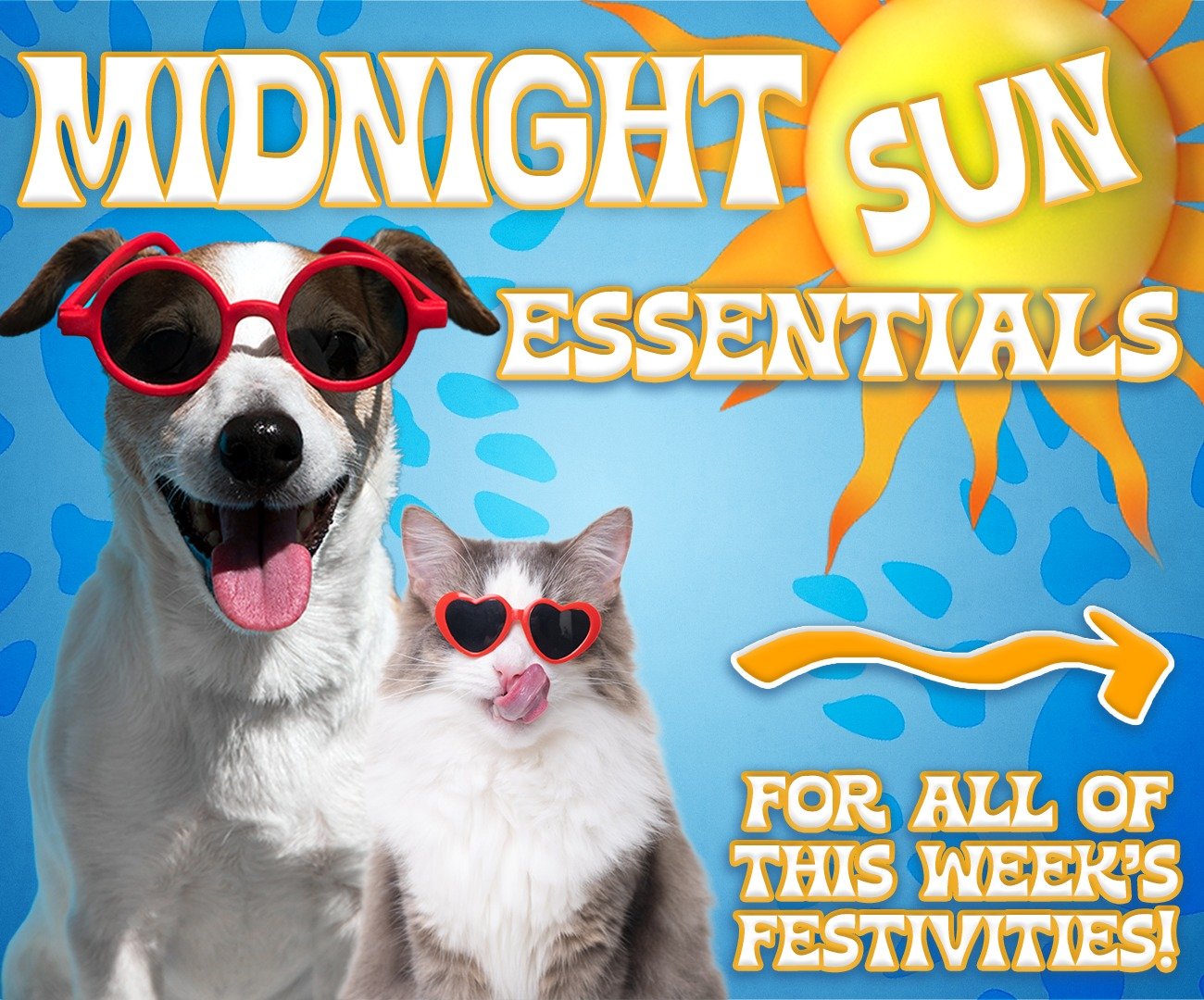 🌞 Midnight Sun, but make it pet friendly. 🐾

From festival walks, fishing trips, lake days, and everything in between, we've rounded up some of our favorite essentials to help your pets enjoy every minute of Alaska's brightest week. ✨🎣🐕🐈&zwj;⬛


