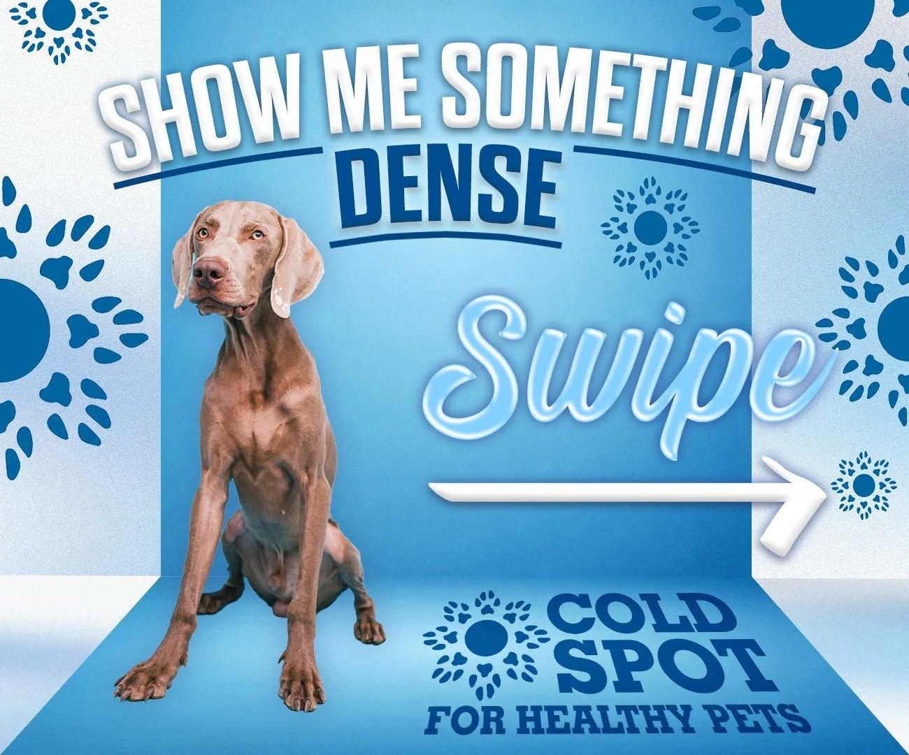 🍞 Fruitcake? Dense.
🎳 Bowling ball? Dense.
🐕 Inukshuk? Densest of them all.

Packed with calories, built for performance, and available now at Cold Spot for Healthy Pets.