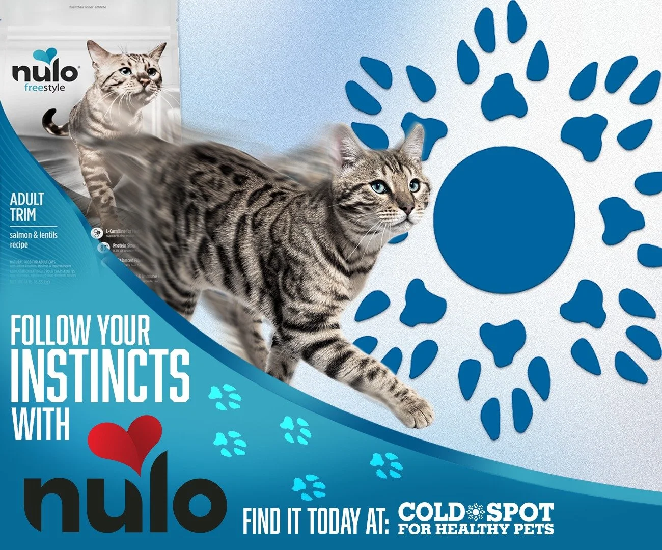 Follow your instincts.🐾

When it comes to premium nutrition, Nulo continues to be a favorite for pets and their people. We're proud to offer a variety of Nulo recipes to help support every stage of your pet's life.

Need help finding the right formu