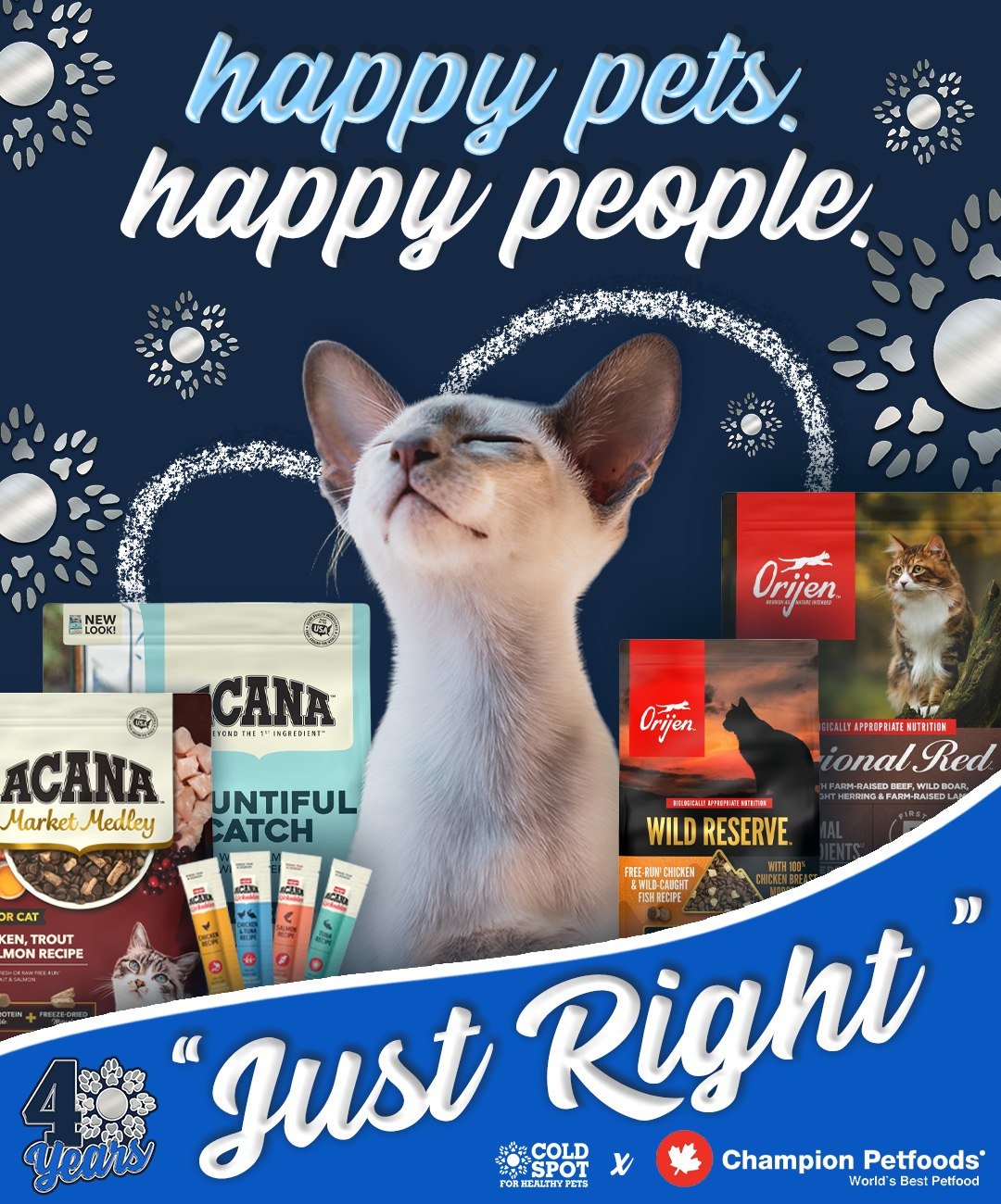 When the food is just right, you can see it on their face. 😌🐾

Shop Orijen and Acana at Cold Spot for Healthy Pets today!