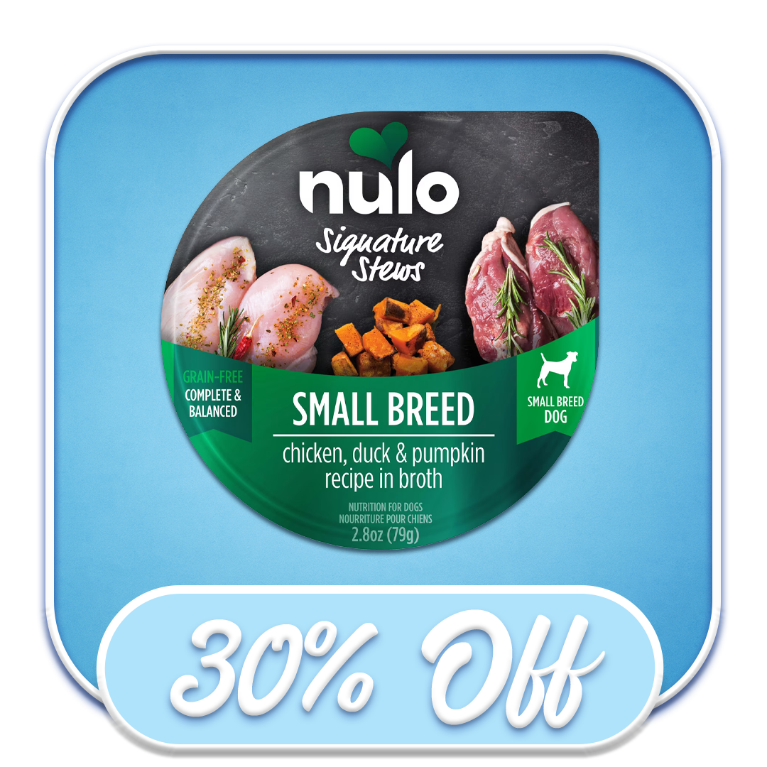 #48742 Nulo - Signature Stews Puppy & Adult Chicken, Duck & Pumpkin Recipe in Broth, 2.8oz Wet Dog Diet