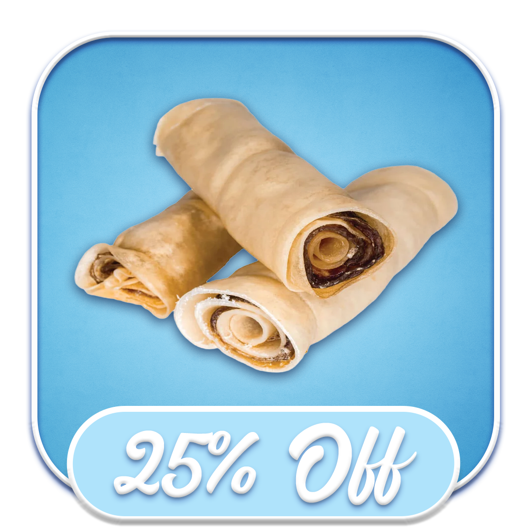 #50494 Redbarn - Medium Collagen & Esophagus Roll 