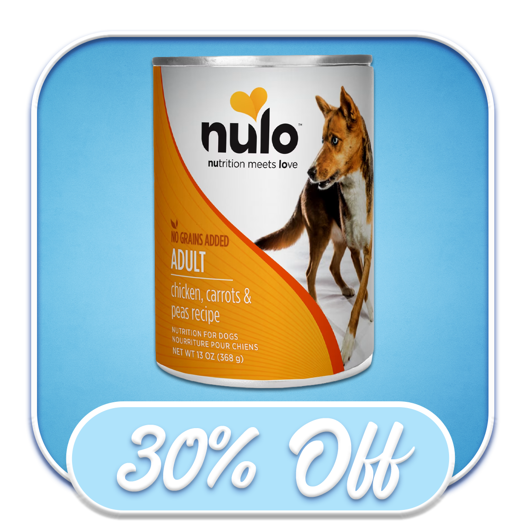 #37832 Nulo - Adult Grain-Free Chicken, Carrots & Peas Recipe 13oz Wet Dog Diet
