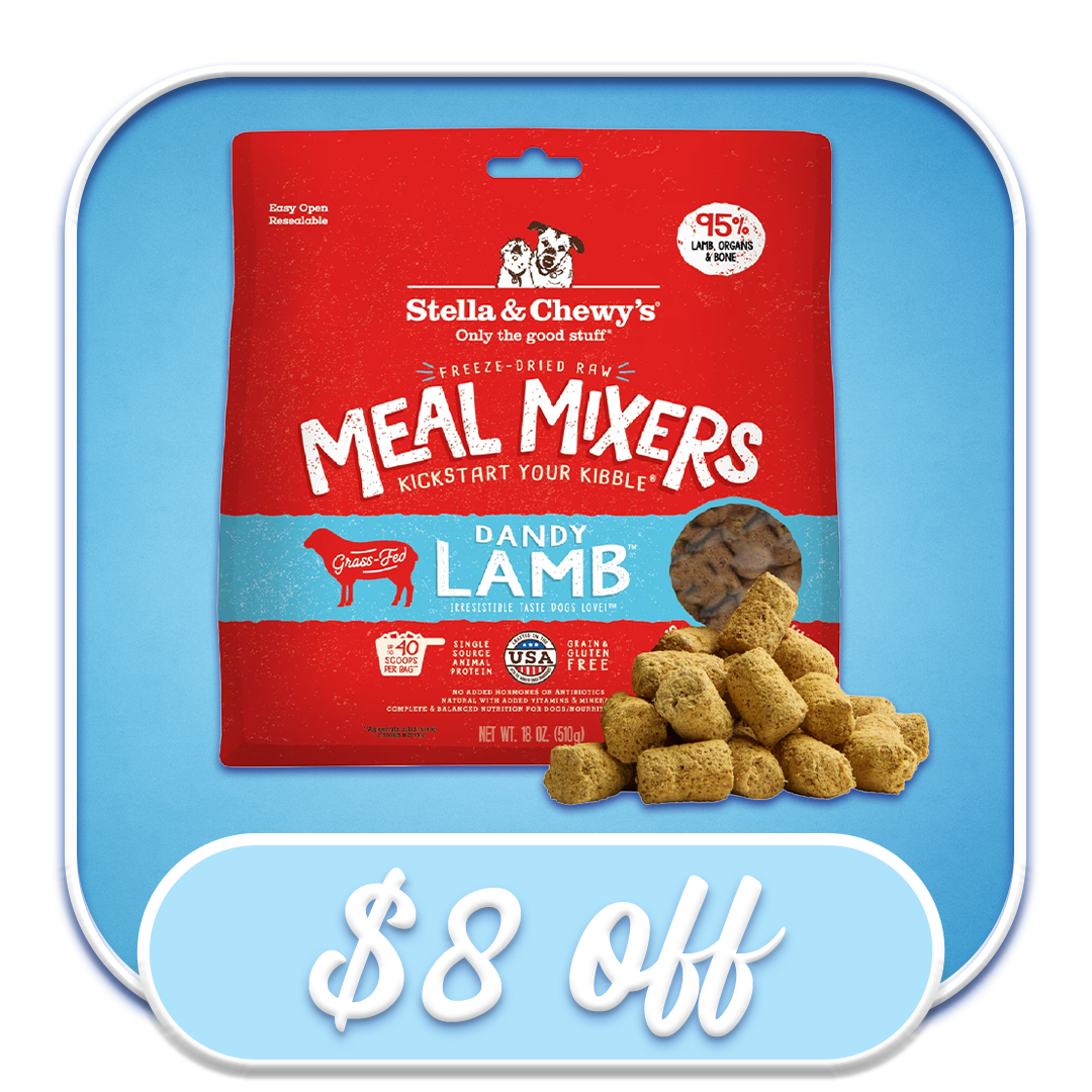#38841 Freeze Dried Raw Meal Mixers Dandy Lamb Recipe (18oz)