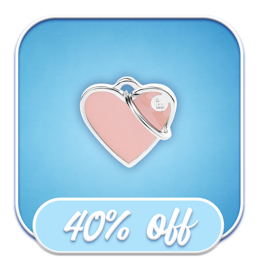 #46272 MyFamily - Handmade Small Heart Pink