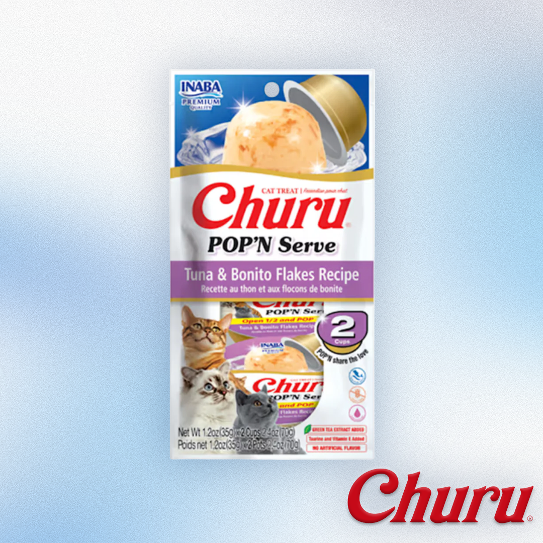 Inaba Churu - Pop'N Serve Tuna & Bonito Recipe 2ct